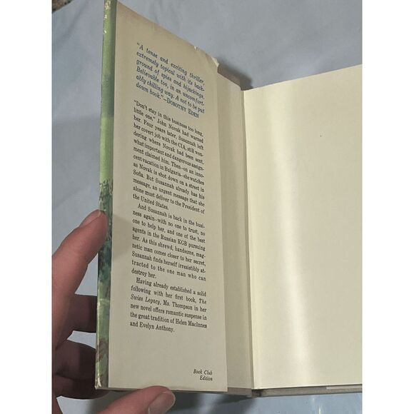 Vintage 1975 Message From Absalom by Anne Armstrong Thompson Hardcover BCE - Picture 4 of 4